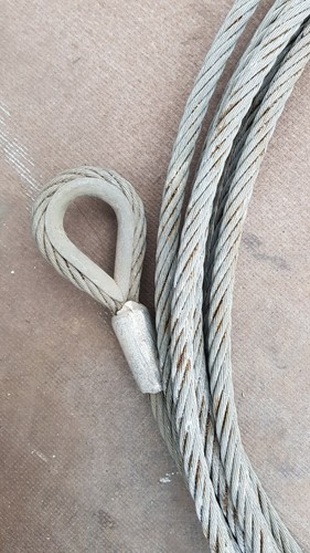 10 mm stahlseil - m,